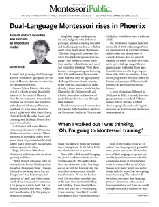 Dual-Language Montessori rises in Phoenix