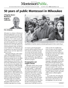 50 years of public Montessori in Milwaukee