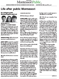 Life after public Montessori