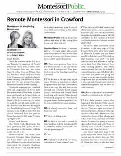Remote Montessori in Crawford