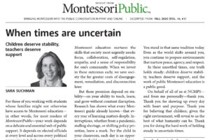 When times are uncertain
